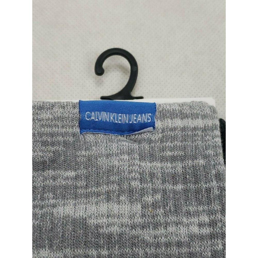Calvin Klein Jeans Mens 2-Pack Gray Crew Socks One - Picture 8 of 9